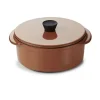 Cocotte avec couvercle rond rouge porcelaine culinaire Ø 12 cm  Caractère - REVOL New