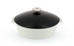 Cocotte avec induction ovale noir porcelaine culinaire 32,5 cm ution 2 - REVOL Hot