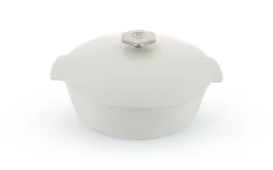Cocotte avec induction rond blanc porcelaine culinaire Ø 28 cm ution 2 - REVOL Hot
