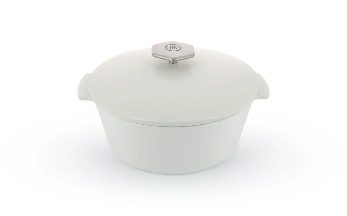 REVOL Cocotte avec induction rond blanc porcelaine culinaire Ø 26 cm ution 2 Clearance