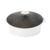 Cocotte basse rond noir porcelaine culinaire Ø 28 cm ution 2 - REVOL Online