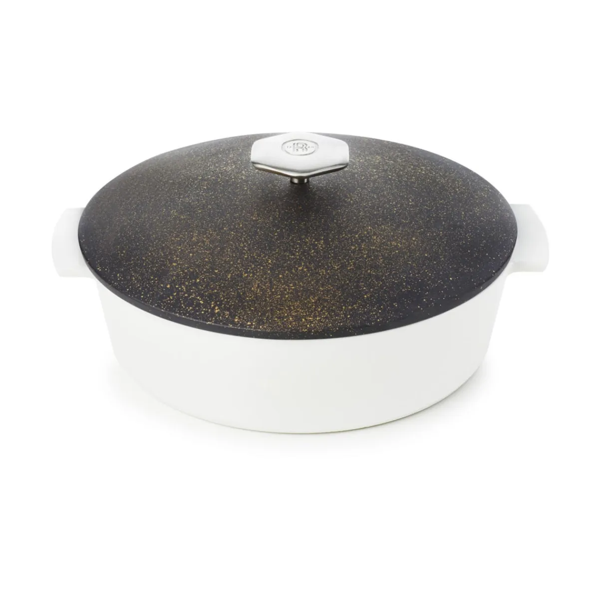 Cocotte basse rond noir porcelaine culinaire Ø 28 cm ution 2 - REVOL Online