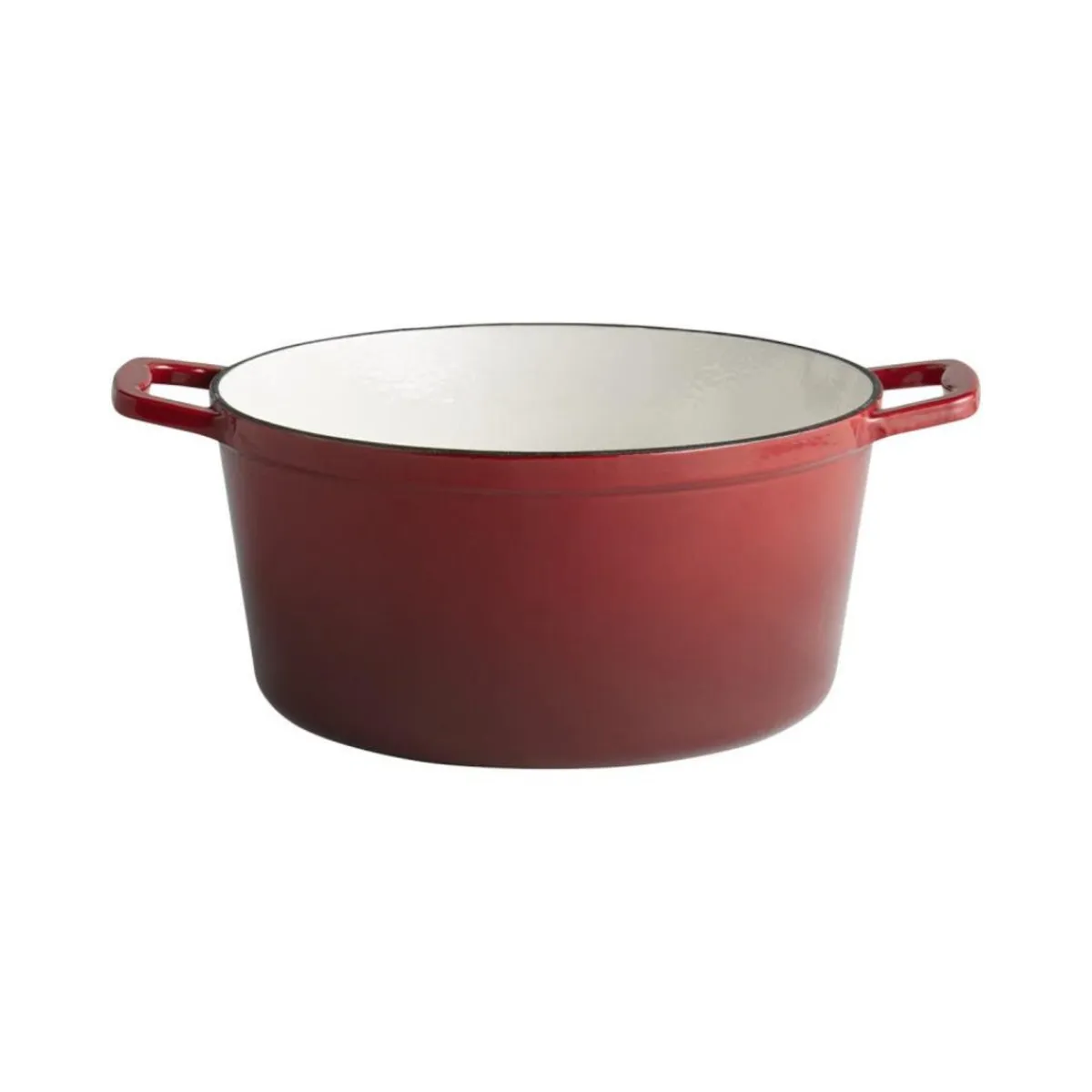 Cocotte fonte d'acier inox Sans revêtement Avec couvercle 28x28x13 cm 6 L 5 Stars - APS Best