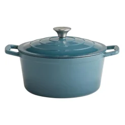 Cocotte fonte d'acier inox Sans revêtement Avec couvercle 25x25x11,5 cm 4 L 5 Stars - APS Online