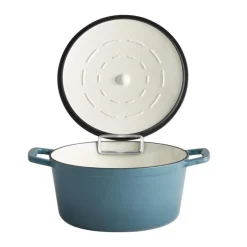 Cocotte fonte d'acier inox Sans revêtement Avec couvercle 25x25x11,5 cm 4 L 5 Stars - APS Online