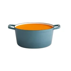 Cocotte fonte d'acier inox Sans revêtement Avec couvercle 25x25x11,5 cm 4 L 5 Stars - APS Online