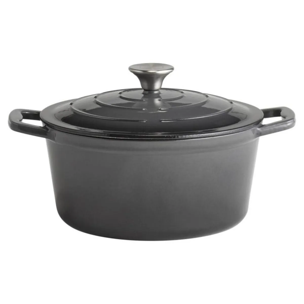 APS Cocotte fonte d'acier inox Sans revêtement Avec couvercle 25x25x11,5 cm 4 L 5 Stars Sale