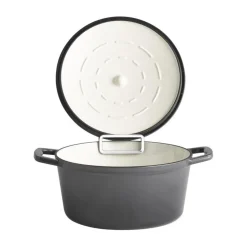 APS Cocotte fonte d'acier inox Sans revêtement Avec couvercle 25x25x11,5 cm 4 L 5 Stars Sale