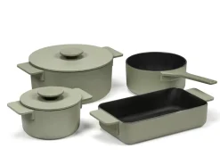 Cocotte fonte d'acier Sans revêtement Avec couvercle Ø 23 cm 12 cm 300 cl Surface - SERAX New