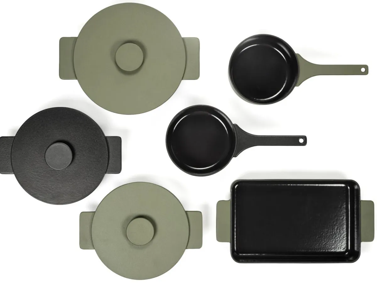 SERAX Cocotte fonte d'acier Sans revêtement Avec couvercle Ø 23 cm 12 cm 300 cl Surface Clearance