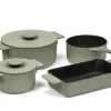 SERAX Cocotte fonte d'acier Sans revêtement Avec couvercle Ø 20 cm 12 cm 200 cl Surface Best