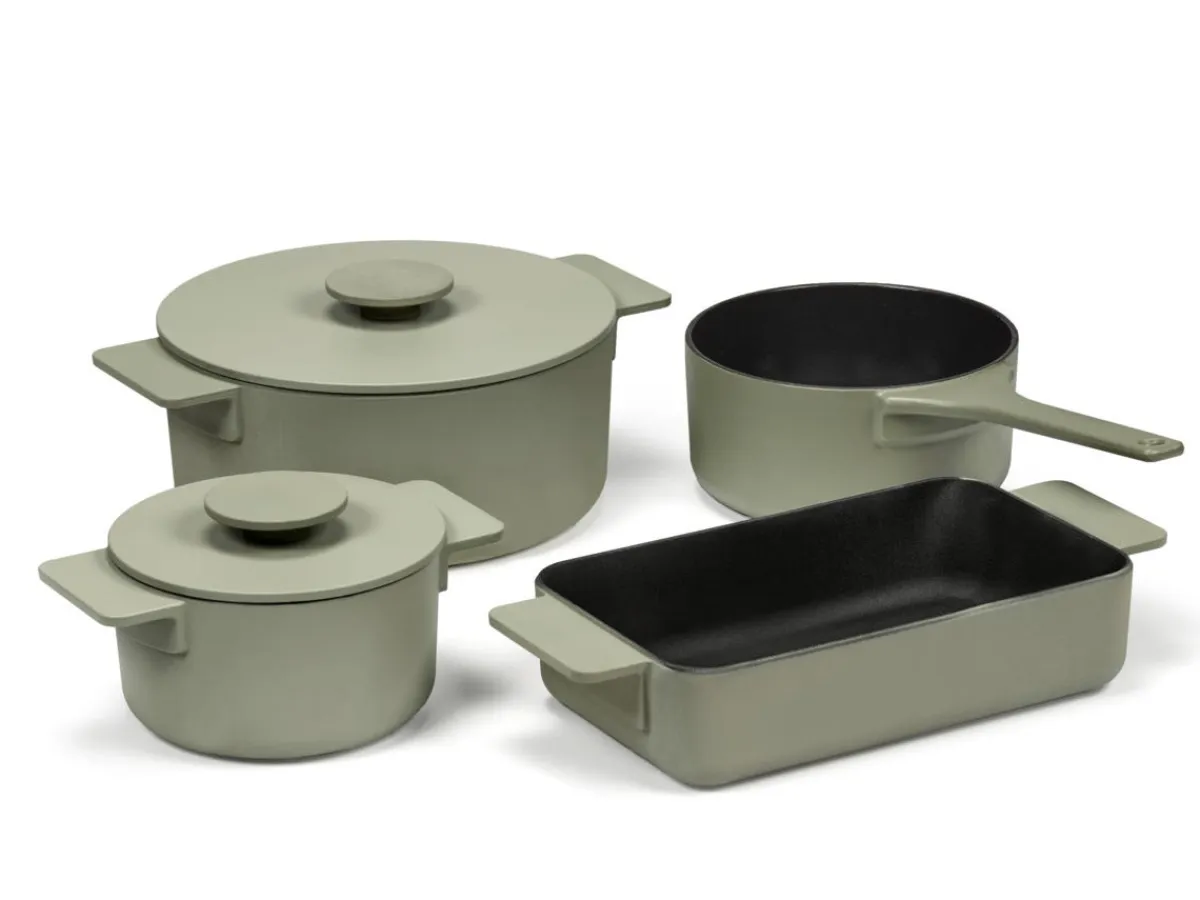 SERAX Cocotte fonte d'acier Sans revêtement Avec couvercle Ø 20 cm 12 cm 200 cl Surface Best