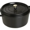 STAUB Cocotte fonte d'acier Sans revêtement Avec couvercle Ø 28 cm 18,2 cm 6,7 L Outlet