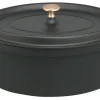 STAUB Cocotte fonte d'acier Sans revêtement Avec couvercle 29x22,5x15,5 cm 4,2 L Hot