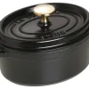 STAUB Cocotte fonte d'acier Sans revêtement Avec couvercle 17x14,8x11,6 cm 1 L Clearance