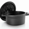 Cocotte fonte d'aluminium Revêtement anti-adhésif Avec couvercle Ø 14 cm 7,5 cm 0,9 L - LACOR Hot