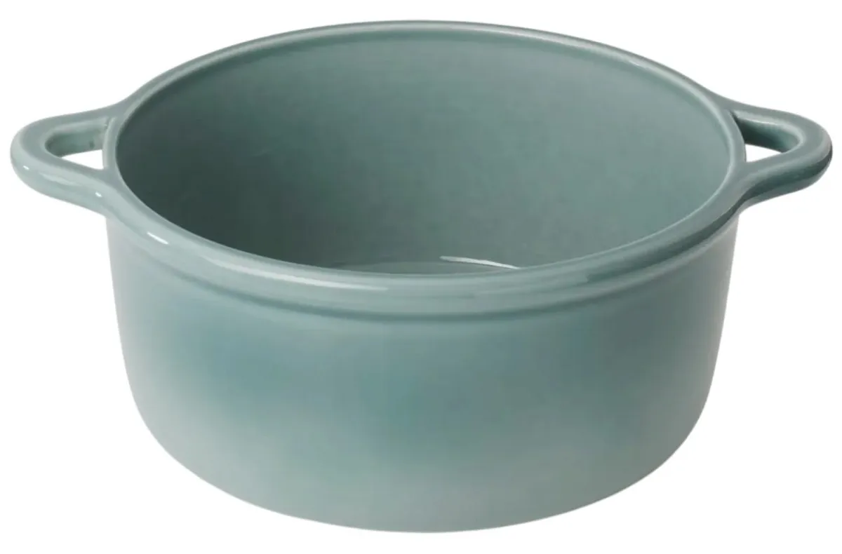 REVOL Cocotte four sans couvercle porcelaine Gris nuage Ø 26 cm 4 L Bombance Clearance