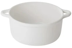 REVOL Cocotte four sans couvercle porcelaine Blanc albâtre Ø 26 cm 4 L Bombance Best