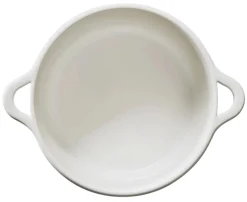 REVOL Cocotte four sans couvercle porcelaine Blanc albâtre Ø 26 cm 4 L Bombance Best