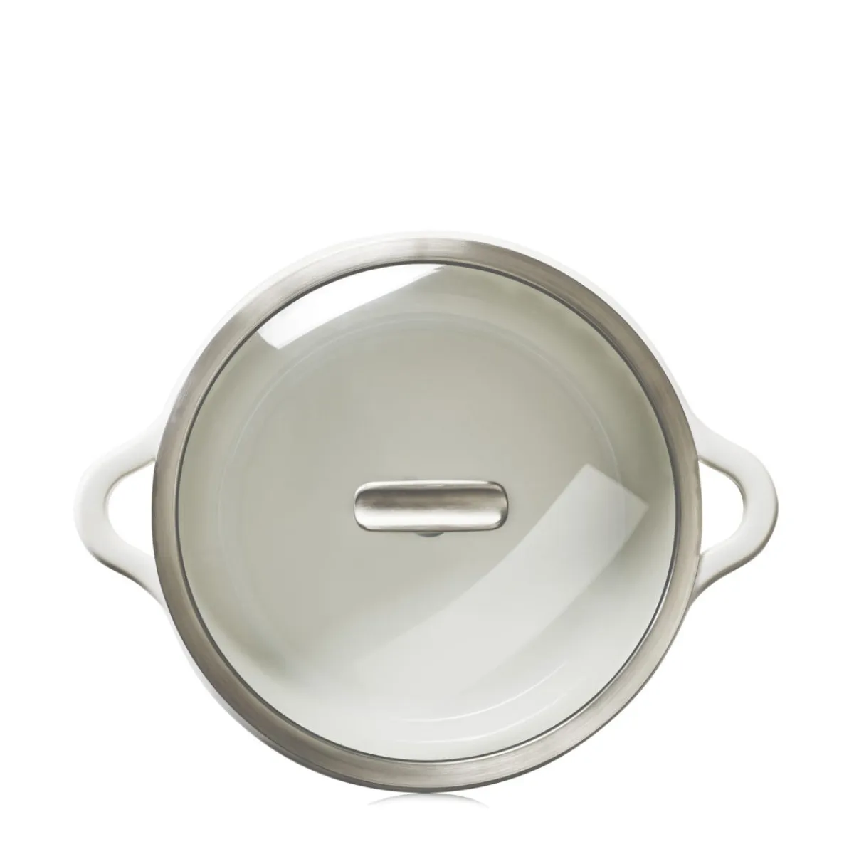 Cocotte induction avec couvercle porcelaine Blanc albâtre Ø 26 cm 17 cm 4 L Bombance - REVOL Hot