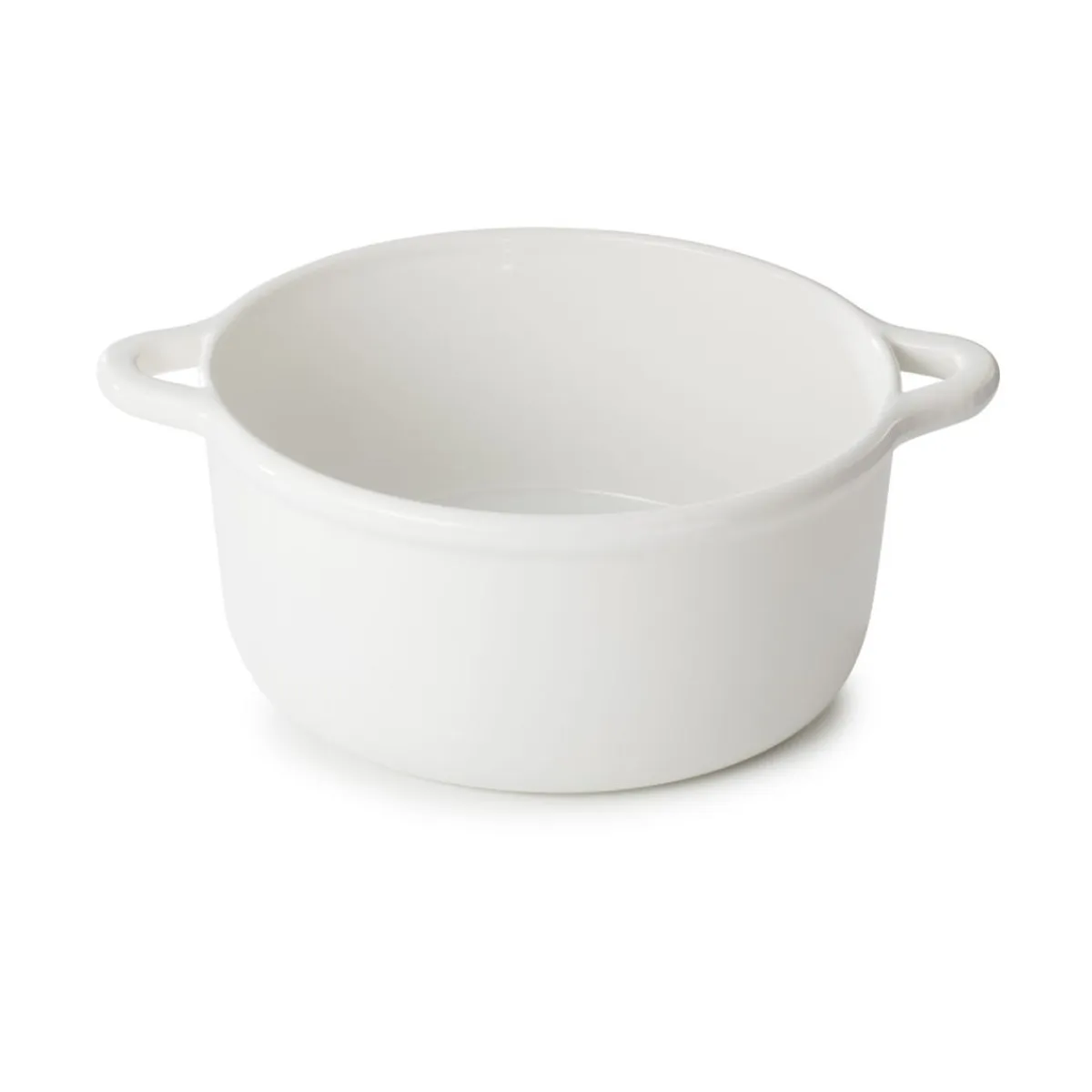Cocotte induction sans couvercle porcelaine Blanc albâtre Ø 26 cm 4 L Bombance - REVOL Online