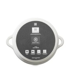 Cocotte induction sans couvercle porcelaine Blanc albâtre Ø 26 cm 4 L Bombance - REVOL Online