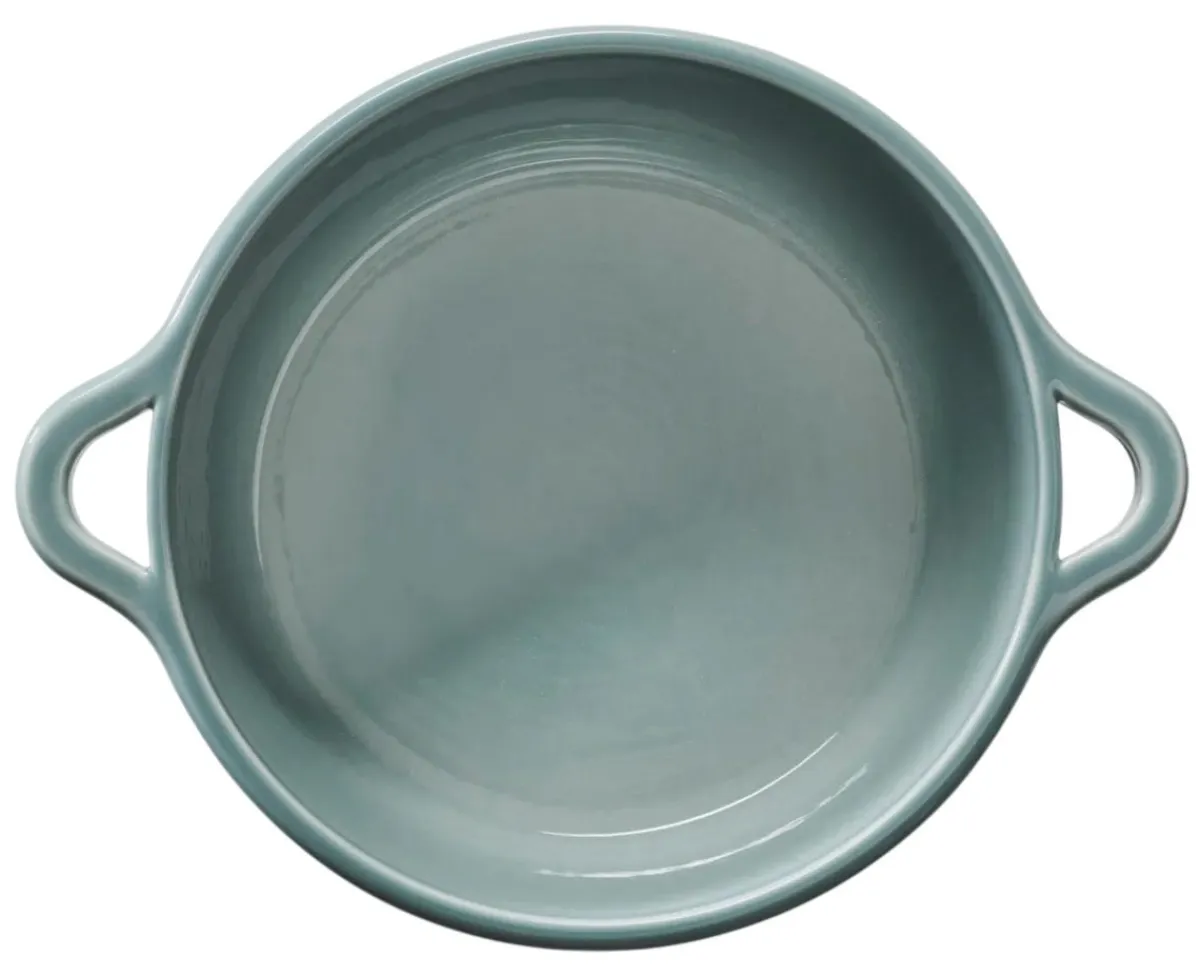Cocotte induction sans couvercle porcelaine Gris nuage Ø 26 cm 4 L Bombance - REVOL Hot