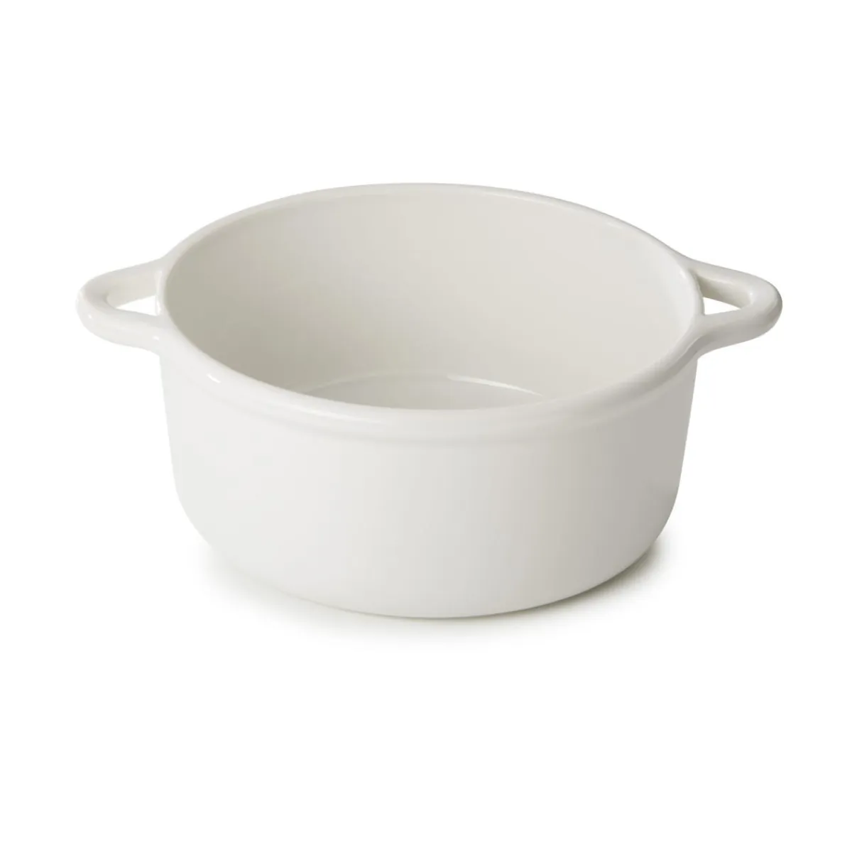 Cocotte induction sans couvercle porcelaine Blanc albâtre Ø 22 cm 250 cl Bombance - REVOL Outlet