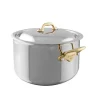 Cocotte inox Sans revêtement Avec couvercle Ø 24 cm 14,5 cm 5,9 L M'cook B - MAUVIEL Online