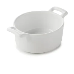 REVOL Cocotte ovale blanc porcelaine culinaire 7,5x7 cm Belle Cuisine New