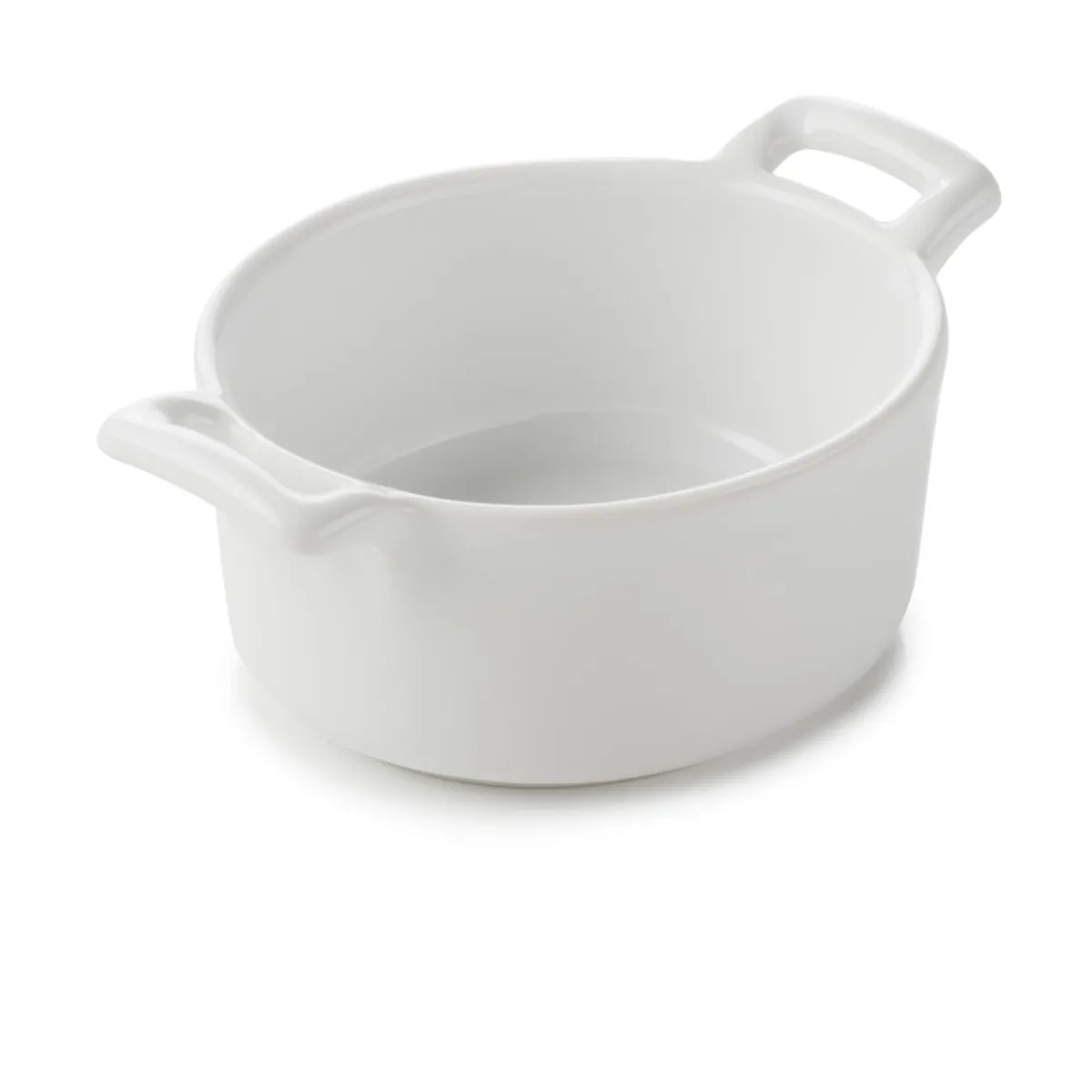 REVOL Cocotte ovale blanc porcelaine culinaire 7,5x7 cm Belle Cuisine New