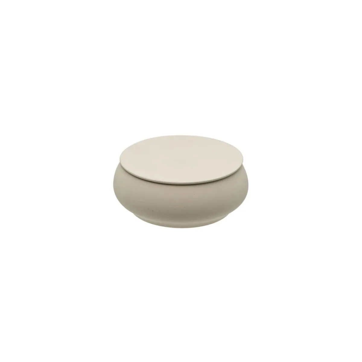 DEGRENNE Cocotte rond beige grès émaillé Ø 14 cm Bahia Hot