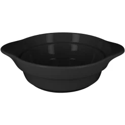 RAK Cocotte rond noir porcelaine vitrifiée Ø 16 cm Chefs Fusion