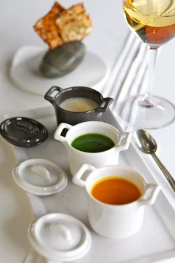 Cocotte rond noir porcelaine culinaire Ø 10 cm Belle Cuisine - REVOL Sale
