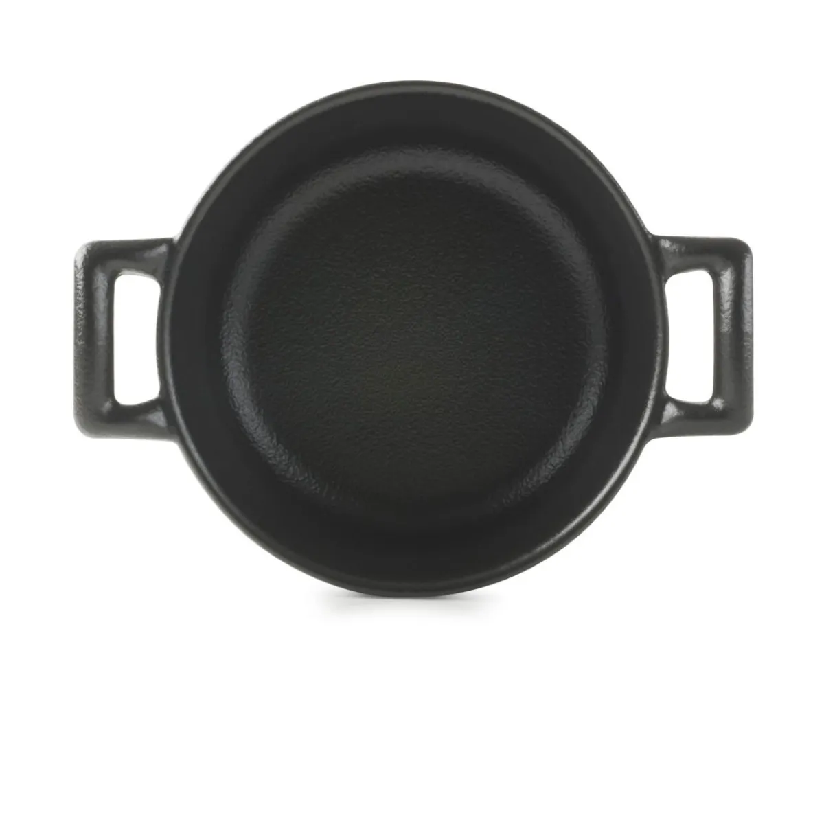 REVOL Cocotte rond noir porcelaine culinaire Ø 10 cm Belle Cuisine Best