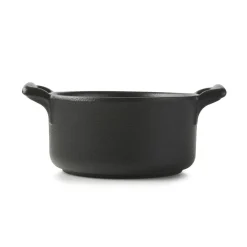 REVOL Cocotte rond noir porcelaine culinaire Ø 10 cm Belle Cuisine Best