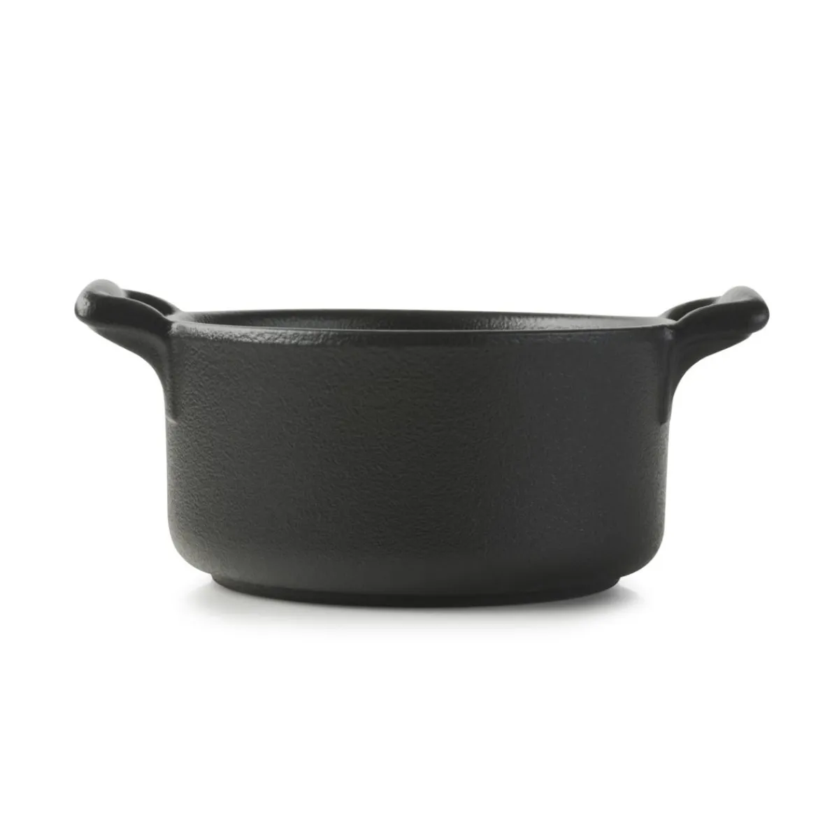 REVOL Cocotte rond noir porcelaine culinaire Ø 10 cm Belle Cuisine Best