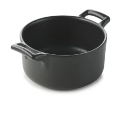 REVOL Cocotte rond noir porcelaine culinaire Ø 10 cm Belle Cuisine Best