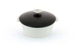 Cocotte rond noir porcelaine culinaire Ø 26 cm ution 2 - REVOL Outlet