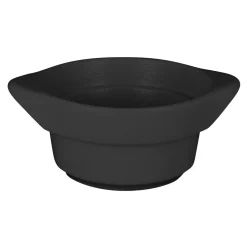 Cocotte rond noir porcelaine vitrifiée Ø 10 cm Chefs Fusion - RAK New
