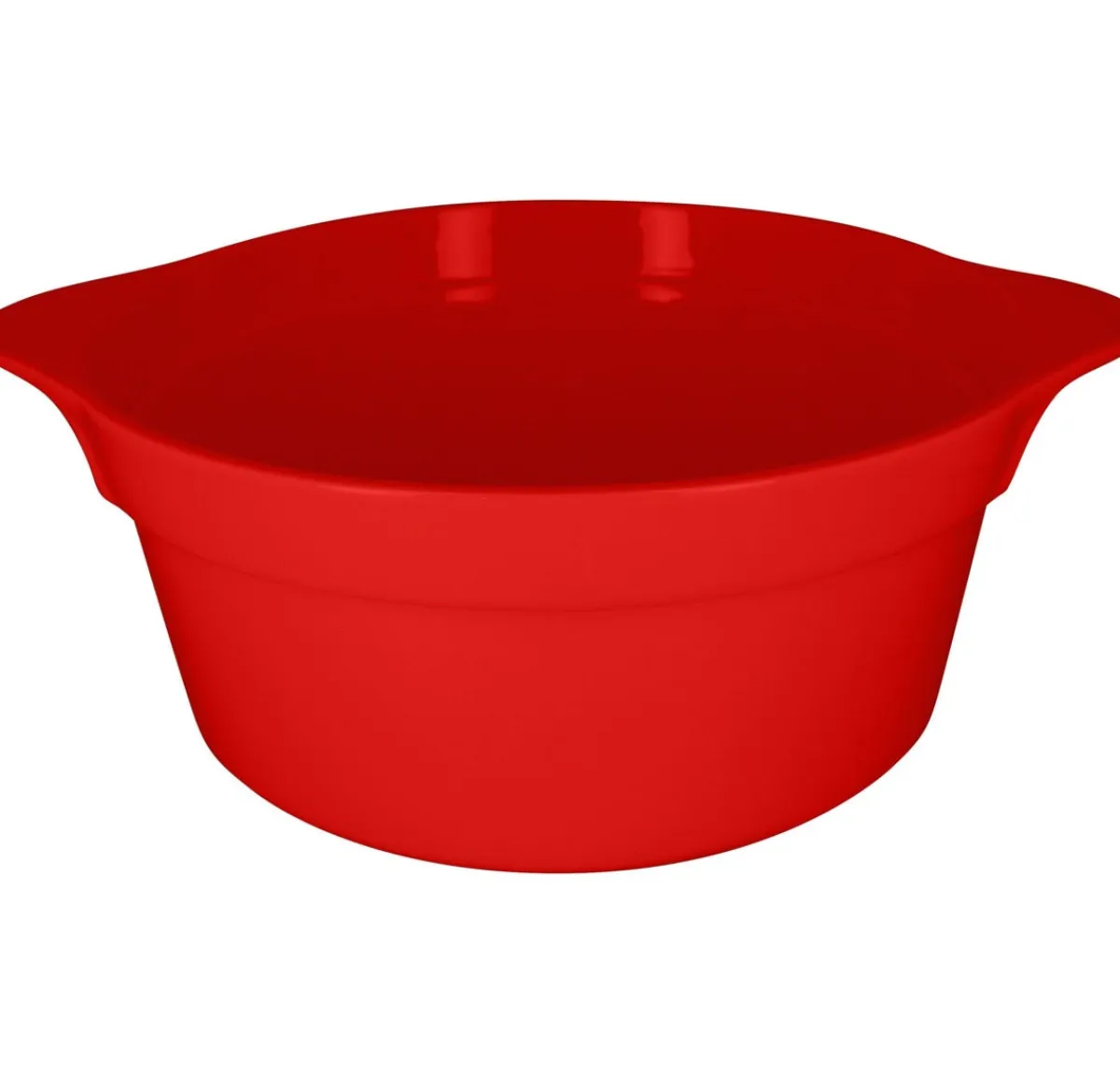 Cocotte rond rouge porcelaine vitrifiée Ø 28,2 cm Chefs Fusion - RAK