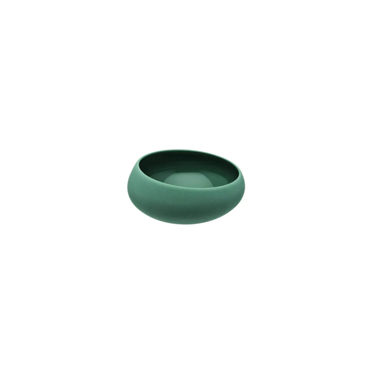 Cocotte sans couvercle rond argile verte grès émaillé Ø 12 cm Bahia - DEGRENNE Discount