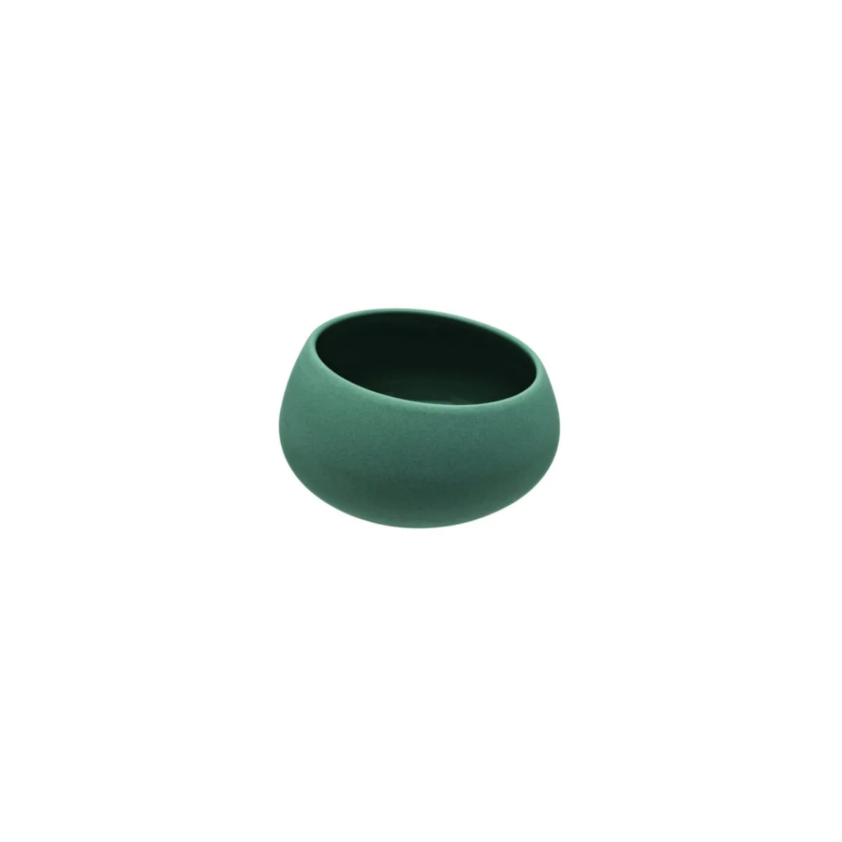 DEGRENNE Cocotte sans couvercle rond argile verte grès émaillé Ø 7,3 cm Bahia Clearance