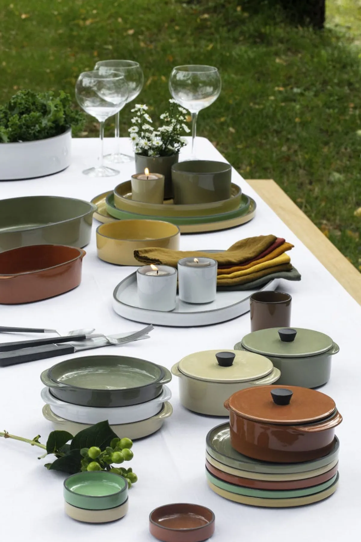 Cocotte sans couvercle rond beige porcelaine culinaire Ø 12 cm Caractère - REVOL New