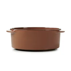 REVOL Cocotte sans couvercle rond rouge porcelaine culinaire Ø 12 cm Caractère Online