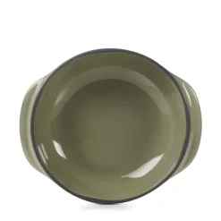 Cocotte sans couvercle rond vert porcelaine culinaire Ø 12 cm  Caractère - REVOL Clearance