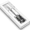 Coffret de 2 couteaux 17 cm inox bois crantée Grand Chef - DEGLON Clearance