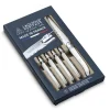 TARRERIAS BONJEAN Coffret de 6 couteaux à steak blanc 23,5 cm Laguiole Heritage Outlet