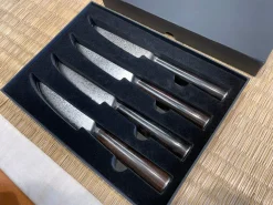 KASUMI Coffret de 4 couteaux steak Damas Clearance