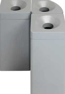 PROBBAX Collecteur acier 30 L gris Online